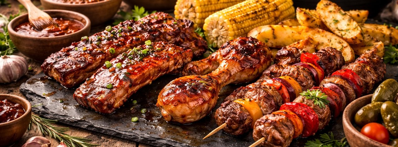 Authentic AL Faham grilled chicken served with barbeque sides at The Nomad Nosh cafe in Hennur Gardens, Geddalahalli, Bangalore, slow-grilled to perfection using premium spices and hygienic preparation methods.