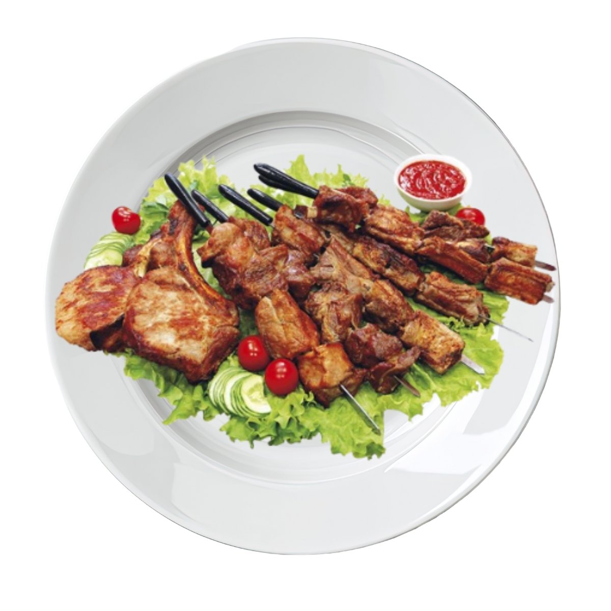 Delicious BBQ specials served hot at The Nomad Nosh café in Hennur, Bangalore, slow-grilled with bold spices and smoky barbecue flavor.