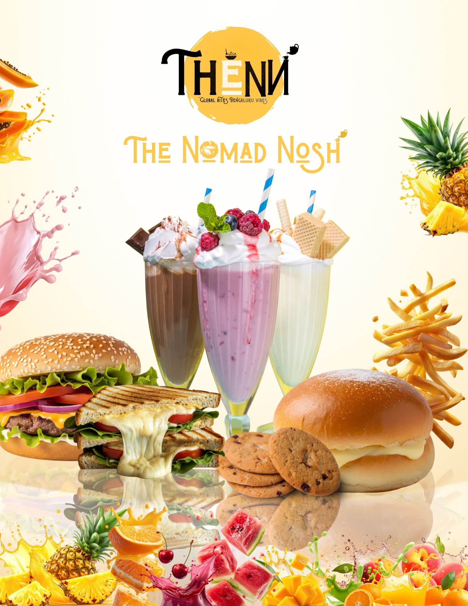 Freshly brewed hot coffee served at The Nomad Nosh on Hennur Main Road, Bangalore, a perfect beverage for morning refreshment and evening breaks.