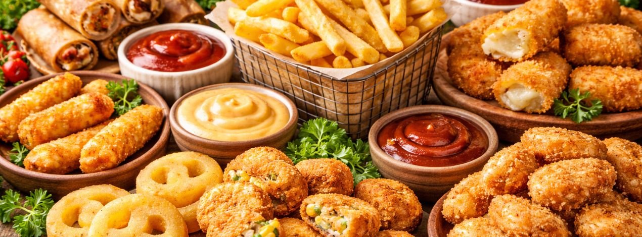 Golden crispy fries served hot at The Nomad Nosh café in Hennur, Bangalore, a perfect crunchy snack with every bite.