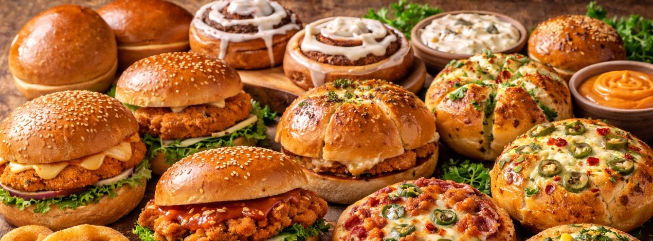 Soft and fresh buns served at The Nomad Nosh café in Hennur, Bangalore, made perfect for snacks and quick bites.