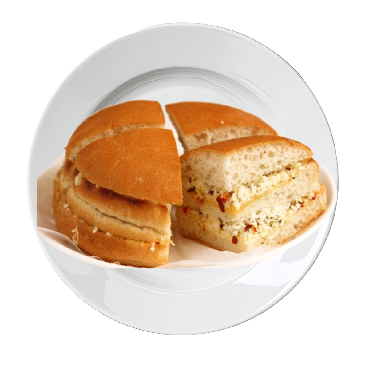 Soft and buttery bun maska served fresh at The Nomad Nosh on Hennur Main Road, Bangalore, a popular tea-time snack loved by all age groups.