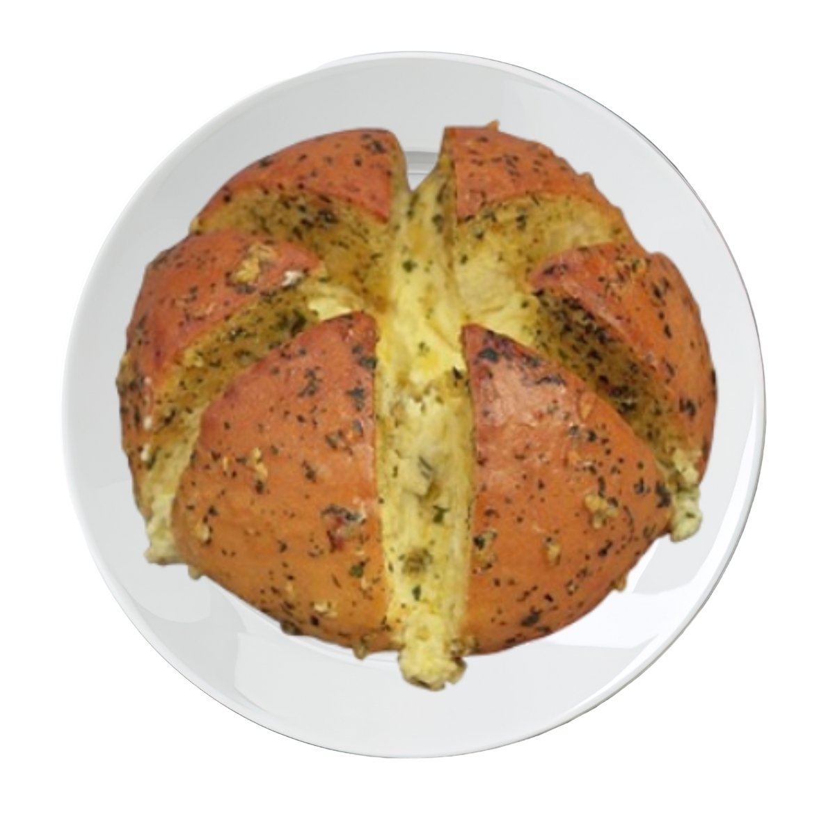 Korean-style cream cheese butter garlic bun served fresh at The Nomad Nosh on Hennur Main Road, Bangalore, featuring rich creamy flavours and aromatic garlic butter.